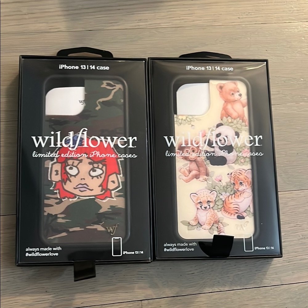 Wildflowers iPhone 13/14 Case - Camouflage and Animal Print